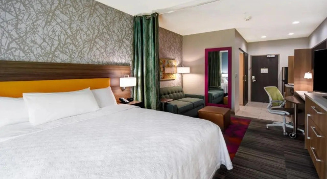 Двухместный люкс с видом на озеро Home2 Suites By Hilton Fort Worth Fossil Creek