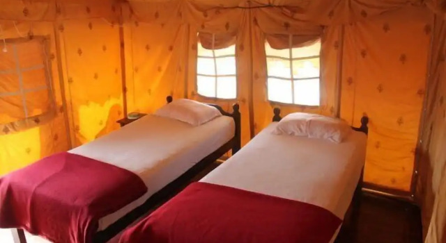 Тент c 1 комнатой с балконом и с видом на океан Five Five Restaurant and Guest Tent- Glamping