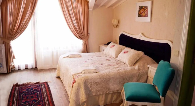 Luksusowy dwuosobowy pokój z widokiem na morze Aeneas Hotel