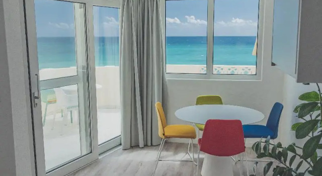 Апартаменты c 1 комнатой с балконом и с видом на море R2 Maryvent Beach Apartaments
