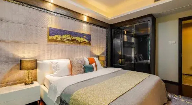 Двухместный люкс Deluxe c 1 комнатой Chengdu Laien holiday Suite Apartment