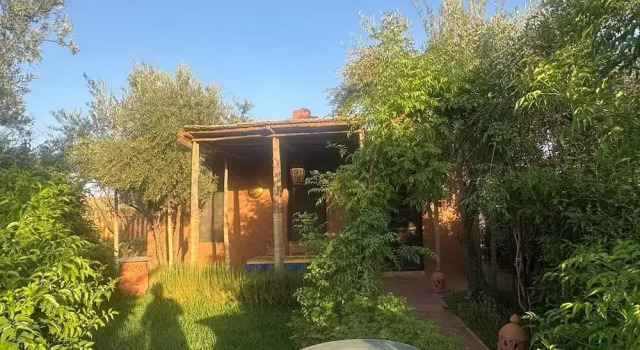 Camera doppia familiare Standard con vista sulla piscina Ecolodge Dar bouhouta