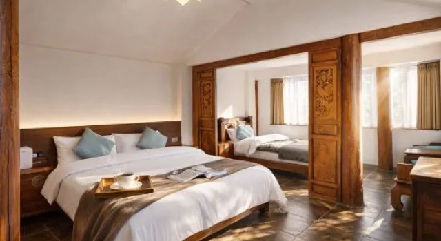 Люкс Deluxe Lijiang Jian Shan Lu Homestay