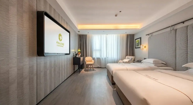 Двухместный номер Luxury с видом на город Calvin International Hotel Guangzhou Baiyun International Airport Huadu Plaza Branch
