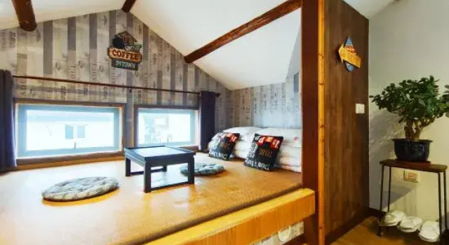 Четырёхместный семейный люкс Zhuyuan Spa Guesthouse