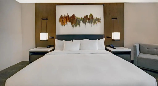 Номер Standard с балконом и с видом на бассейн Hilton Peachtree City Atlanta Hotel & Conference Center