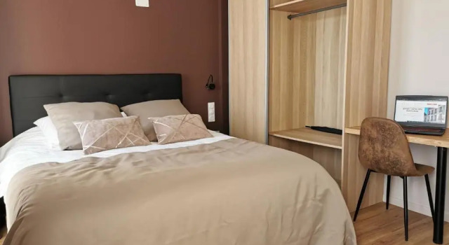Двухместный номер Deluxe Appart Hotel Spa Perpignan