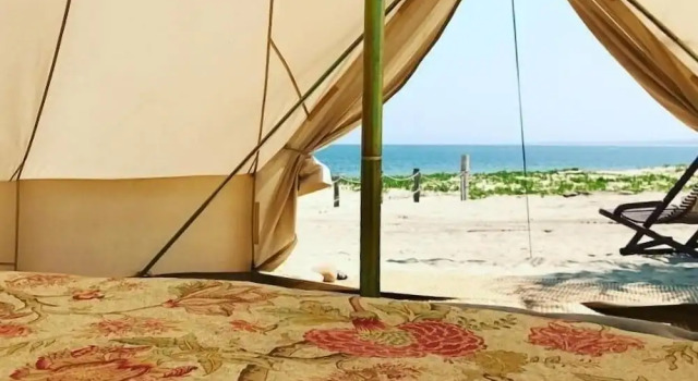 Тент с видом на океан ChiloChill Glamping Resort