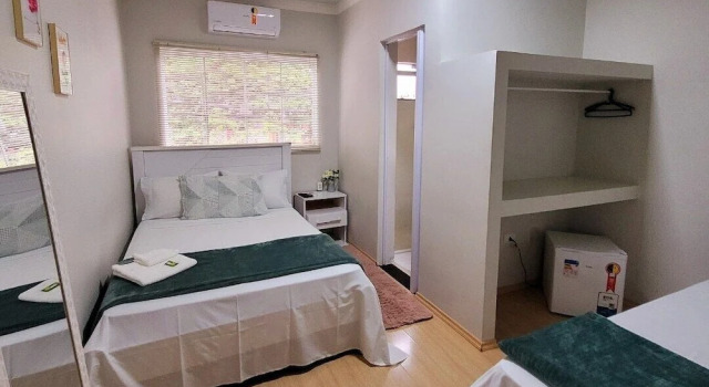 Трёхместный номер Standard Hotel Hiperion Maringá