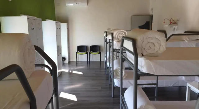 Кровать в общем номере Hostel Cañaveral