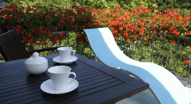 Двухместный номер Standard с балконом Villa Aronia pokoje z aneksem kuchennym