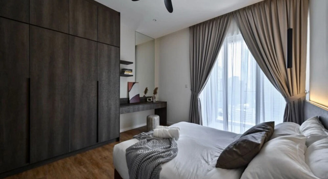 Люкс Deluxe OYO 90952 Quill Residences Kuala Lumpur