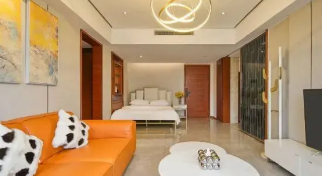 Трёхместный люкс WIFC Taikoo Yunxuan International Apartment (Chunxi Road West International Financial Center Branch)