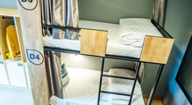 Кровать в общем номере Jinjiang Inn Nantong Gongnong Road