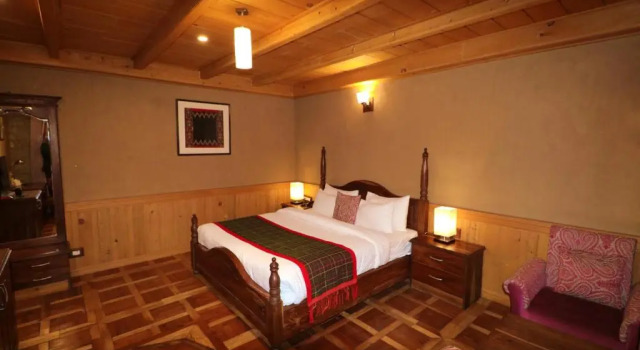 Двухместный номер Standard с балконом ShivAdya Boutique Stay Near Manali Quiet Naggar Side Retreat