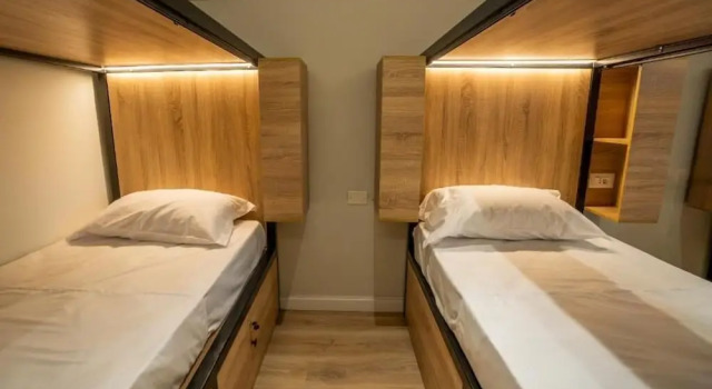 Кровать в общем номере 7even Boutique Hostel