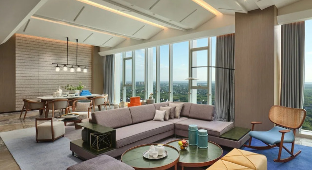 Люкс c 1 комнатой Crowne Plaza Qidong by IHG