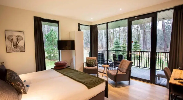 Balkonlu Lüks çift kişilik oda Boutique Hotel Bed & Bos