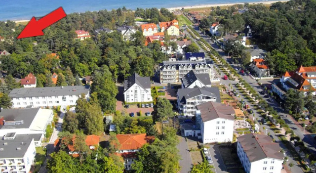 Апартаменты Strandresidenz Baabe Ferienwohnung 1-29 mit Sauna- und Schwimmbadnutzung im Haus