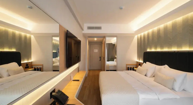 Двухместный номер Deluxe c 1 комнатой Alves Hotel