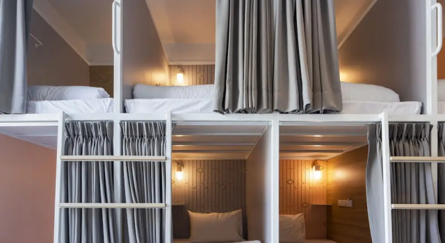 Кровать в общем номере (женский номер) Boxpackers Hostel Phranakorn