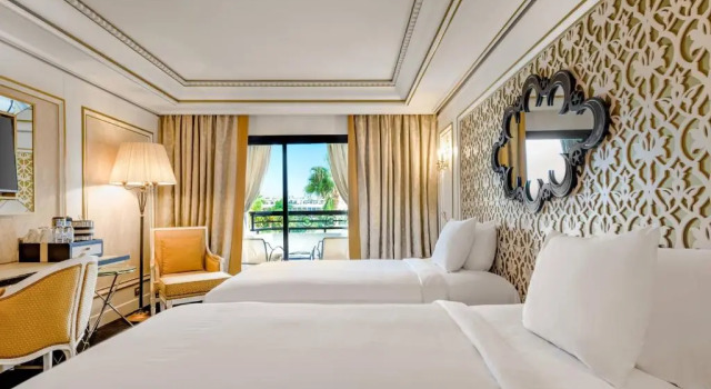 Двухместный номер Deluxe с видом на бассейн Fes Marriott Hotel Jnan Palace