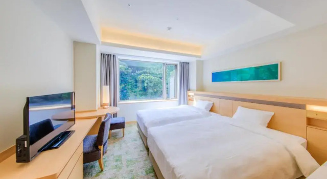 Двухместный номер Aqua Square Courtyard Atami Korakuen Hotel