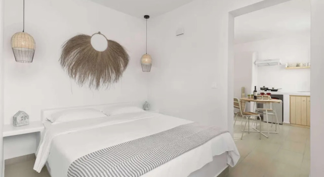 Люкс Deluxe c 1 комнатой с видом на океан Thallos Cave House and Apartments