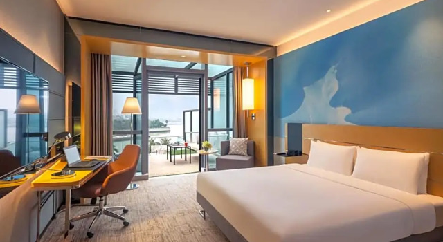 Двухместный номер Deluxe с видом на море Novotel Haikou Xinbudao