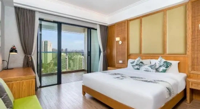 Люкс Executive Beihai yezi seaview garden balcony apartment