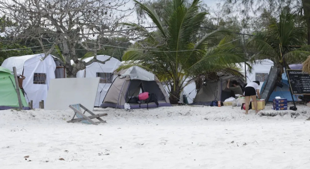 Двухместный номер Standard с видом на океан Sandbank Restaurant & Camping Koh Rong