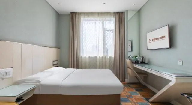Одноместный номер Business GreenTree Inn Zaozhuang Shanting Jinke International Business Hotel