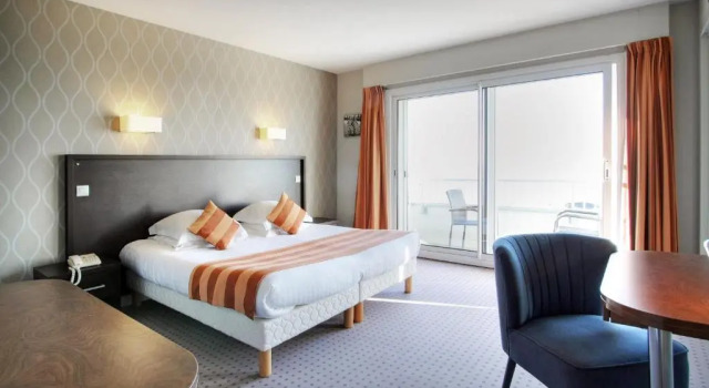 Двухместный номер Standard с видом на море Hôtel La Petite Sirène Quiberon