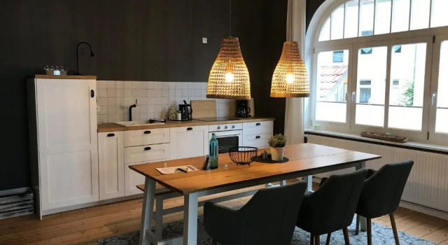 Апартаменты Villa Hanne mit Garten