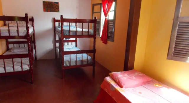 Кровать в общем номере Macondo Hostel