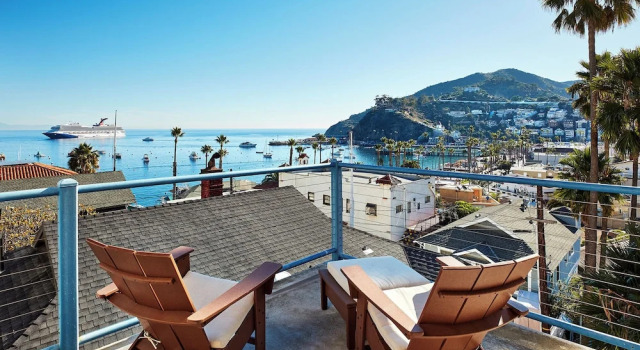 Люкс с видом на океан Seaport Village Inn, Avalon