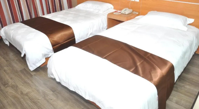 Двухместный номер Standard Thank Inn Hotel Shandong Qingdao Railway North Station Junfeng Road