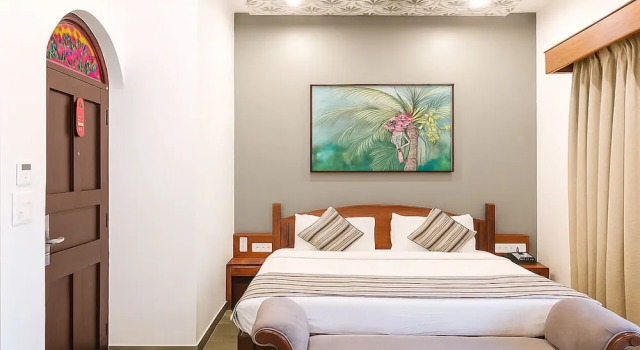 Двухместный номер Deluxe с балконом Resort Terra Paraiso Goa - A Beach Property