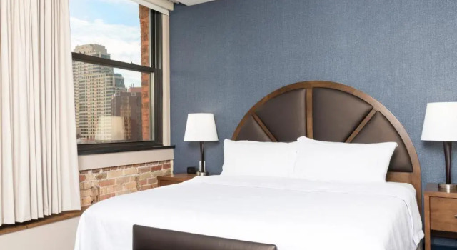 Люкс с видом на город Homewood Suites by Hilton Grand Rapids Downtown
