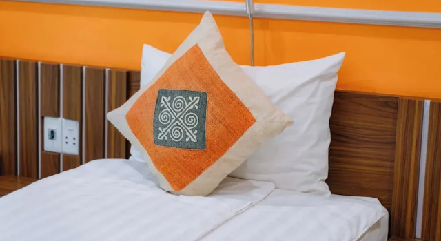 Трёхместный номер Standard с видом на сад Ha Giang Hostel