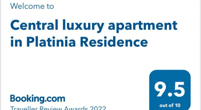 Апартаменты Central luxury apartment in Platinia Residence
