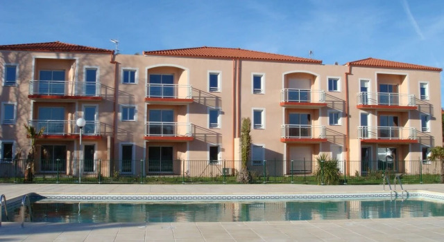Apartment With 2 Bedrooms in Le Barcarès, With Pool Access, Furnished, Rezervovat Apartmán Hotely v Corbières s bazénem, Bazén