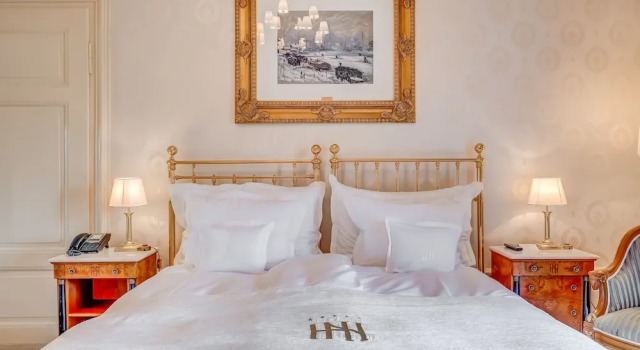 Двухместный номер Superior с видом на озеро Grand Hotel National Luzern