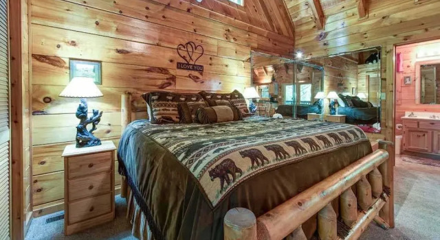 A Chance for Romance - One Bedroom Cabin, Забронировать Отель Отели Гатлинберг с бассейном, Бассейн