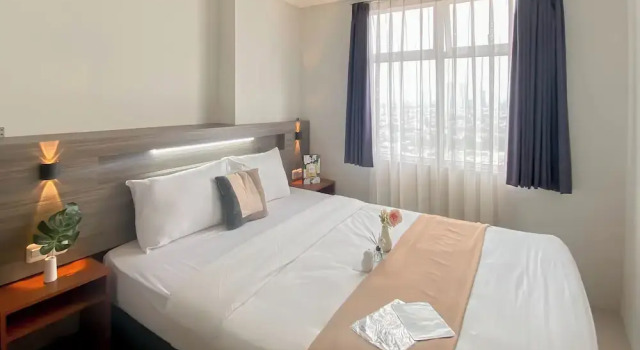 Апартаменты Great Deal And Cozy 1Br Apartment At Vittoria Residence