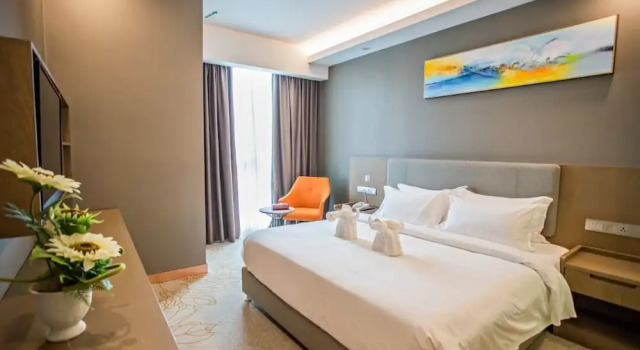 Двухместный номер Deluxe с видом на город Grand Flora Hotel