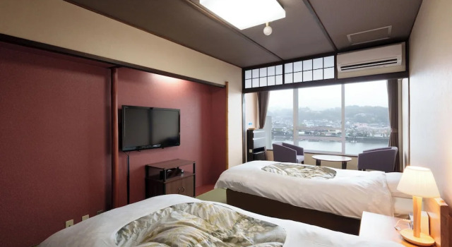 Двухместный номер Standard с видом на реку Hita Onsen Kizantei Hotel