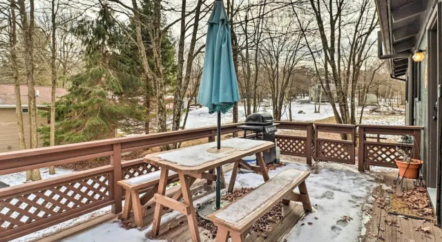 Charming Home W/ Wraparound Deck & Fireplaces