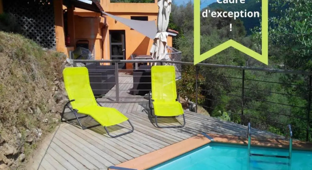 Коттедж с 3 комнатами beautiful cottage with pool: 8 pers