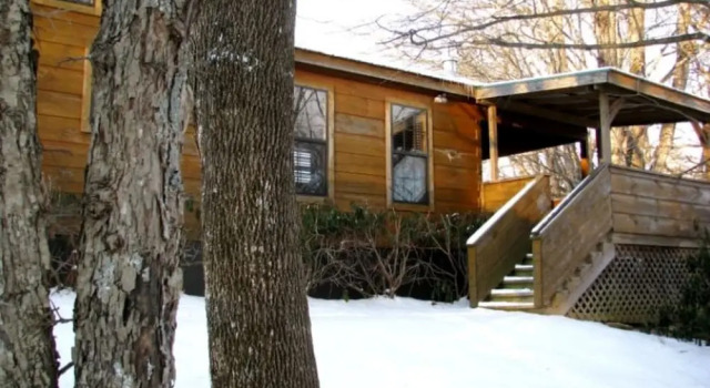 Номер Deluxe Linville River Log Cabins